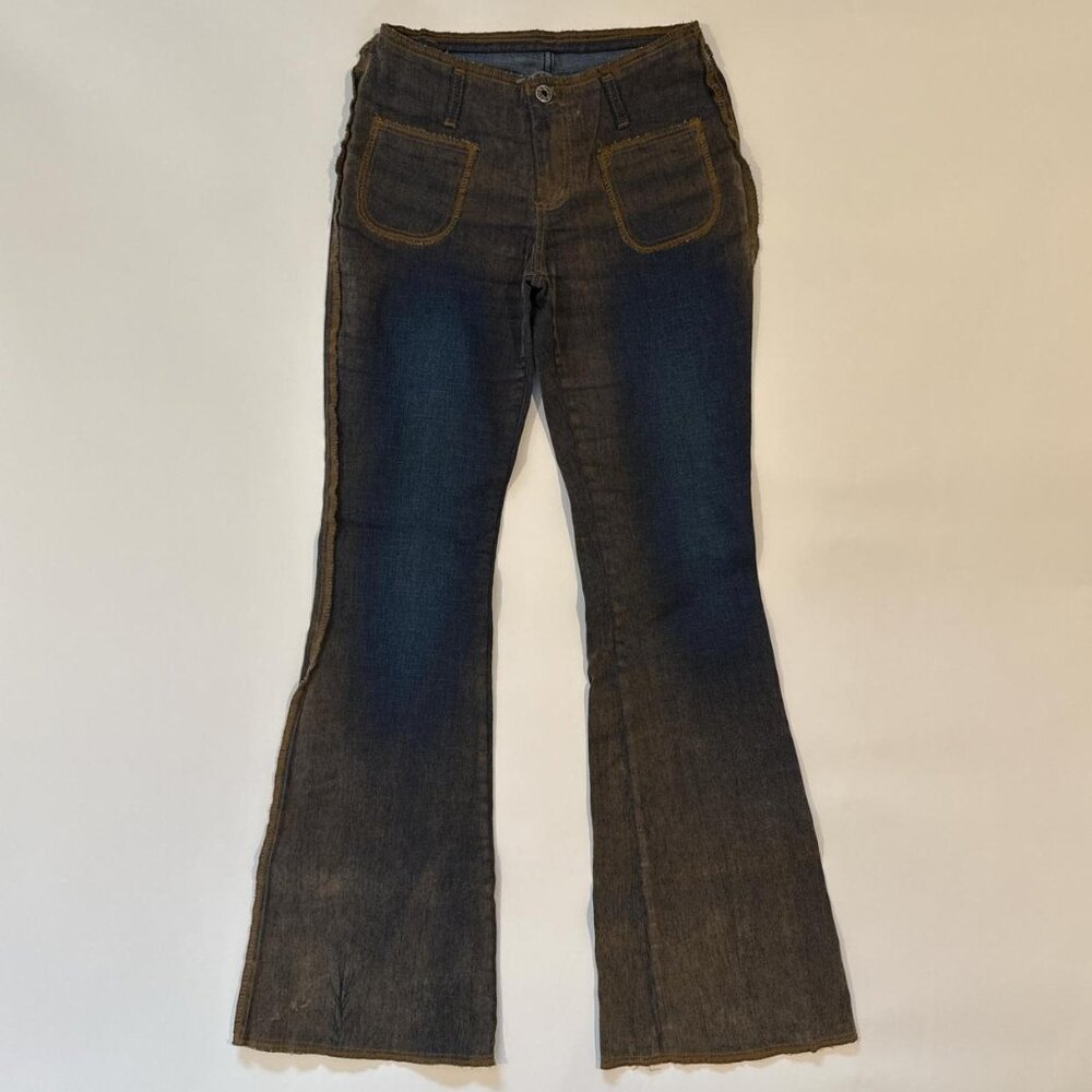 Joy Jeans | Flair Brown-Washed Faux Jeans ☆